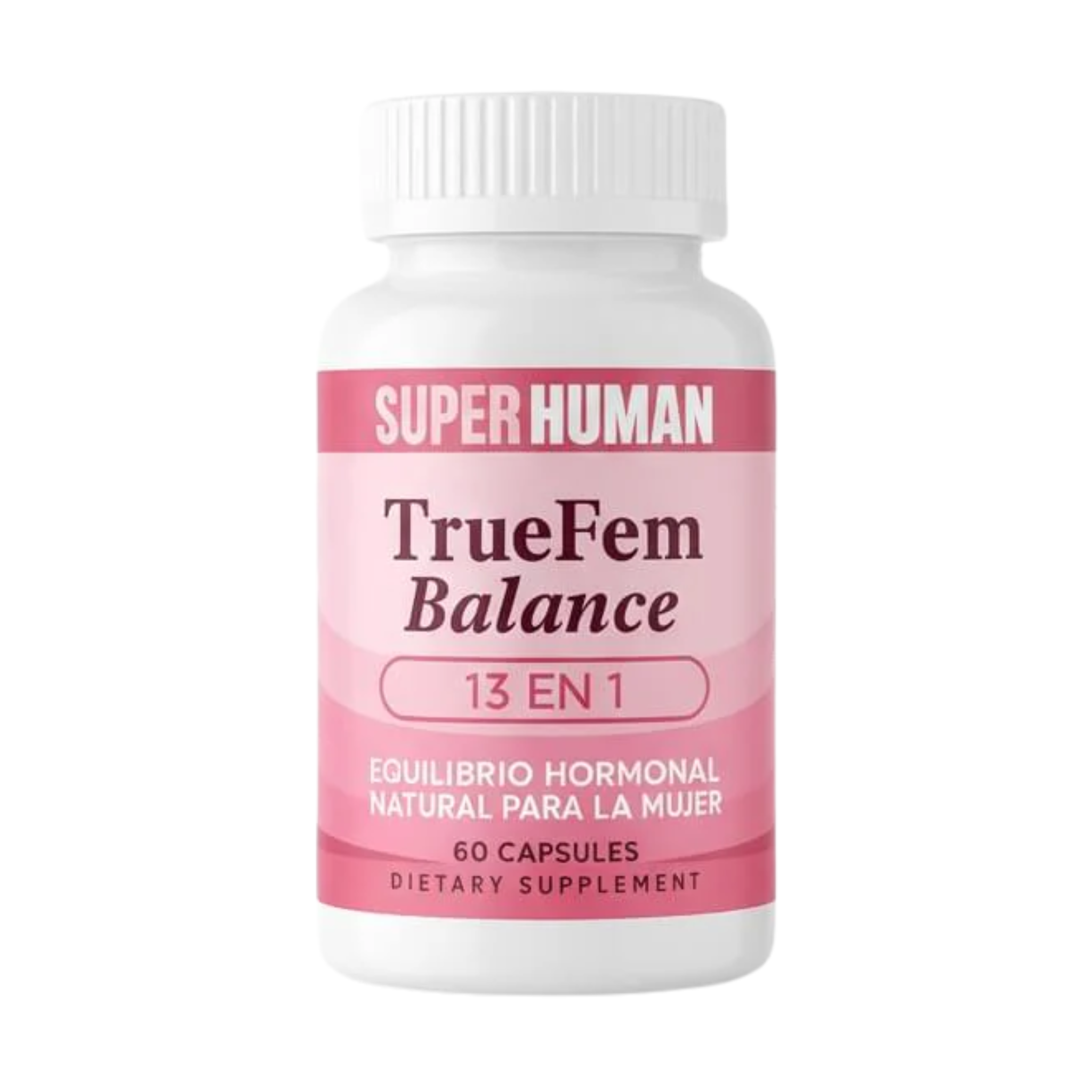 TrueFem™ Suplemento hormonal femenino equilibrio hormonal estable en semanas fórmula 13 activos sin hormonas sintéticas.