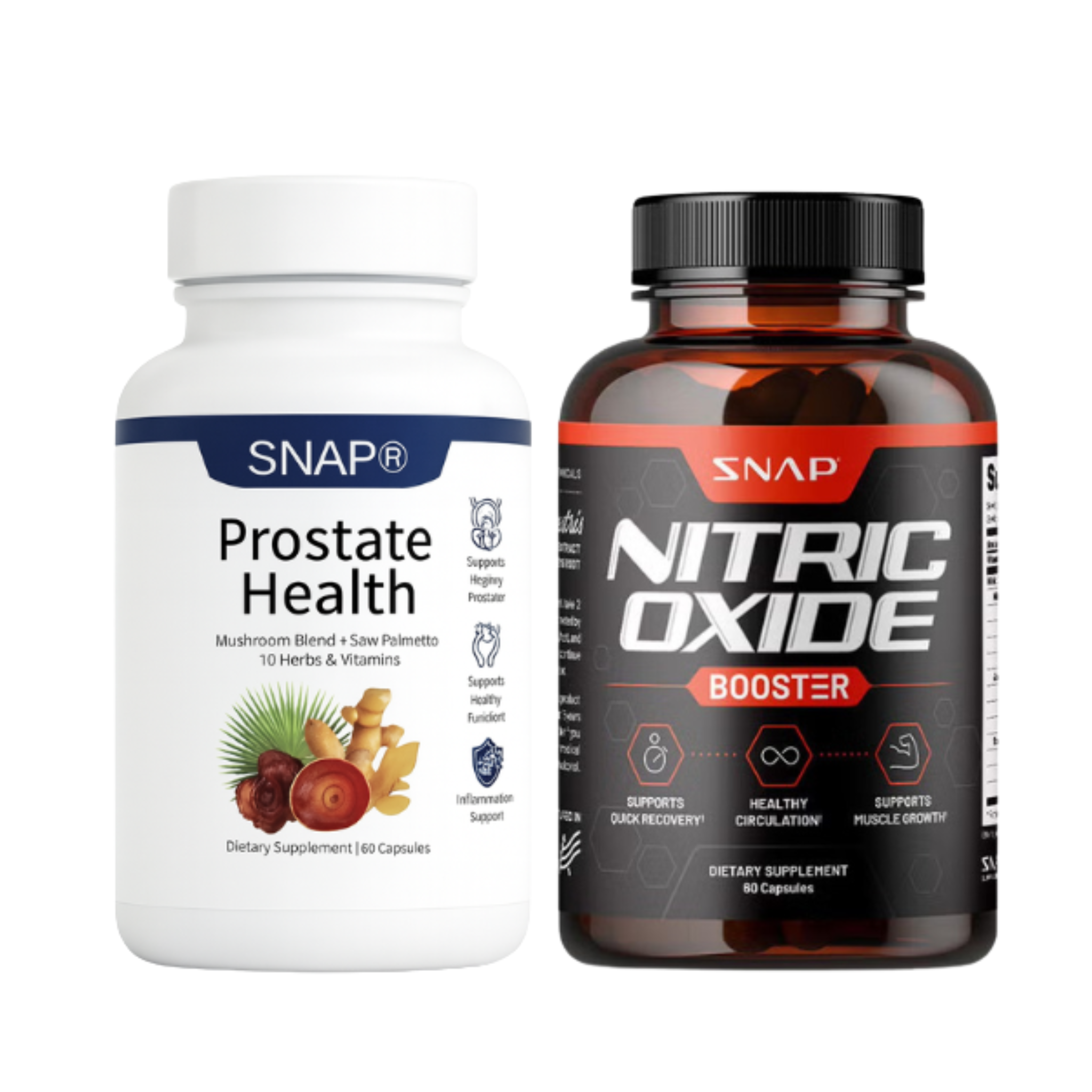 Prostata Pack™ Pack suplemento prostático con booster de óxido nítrico apoya próstata sana y circulación activa en un solo sistema sin estimulantes artificiales.